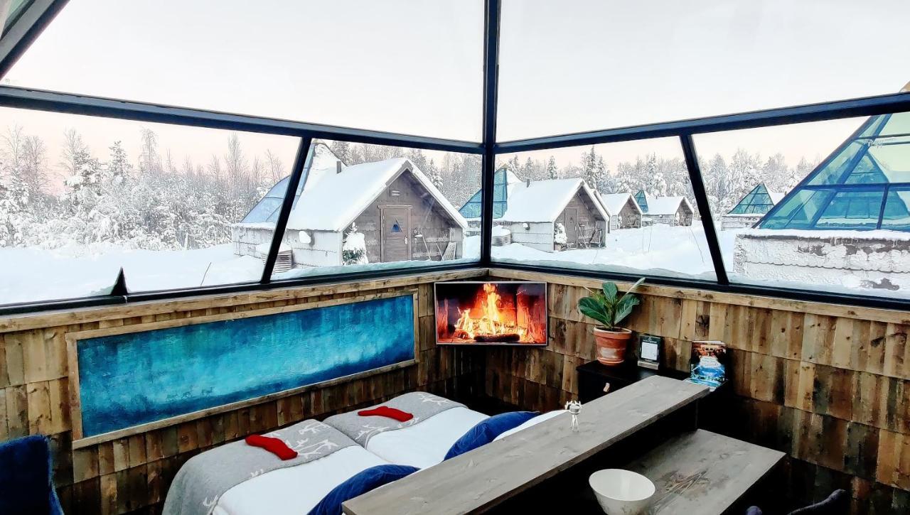 Aurora Pyramid Glass Igloos Köngäs المظهر الخارجي الصورة