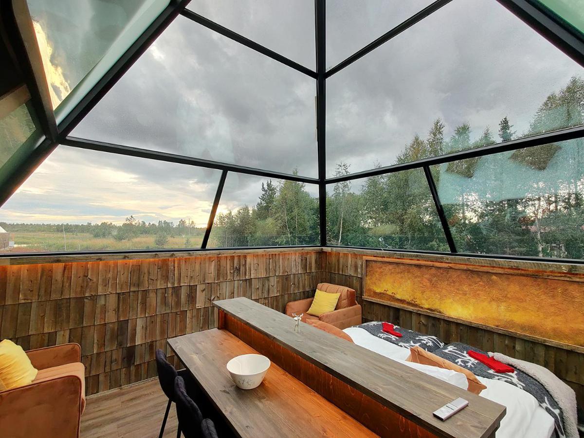 Aurora Pyramid Glass Igloos Köngäs المظهر الخارجي الصورة