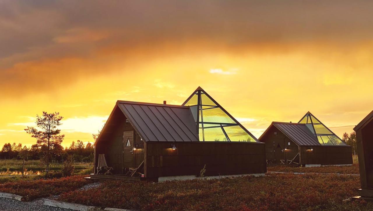 Aurora Pyramid Glass Igloos Köngäs المظهر الخارجي الصورة