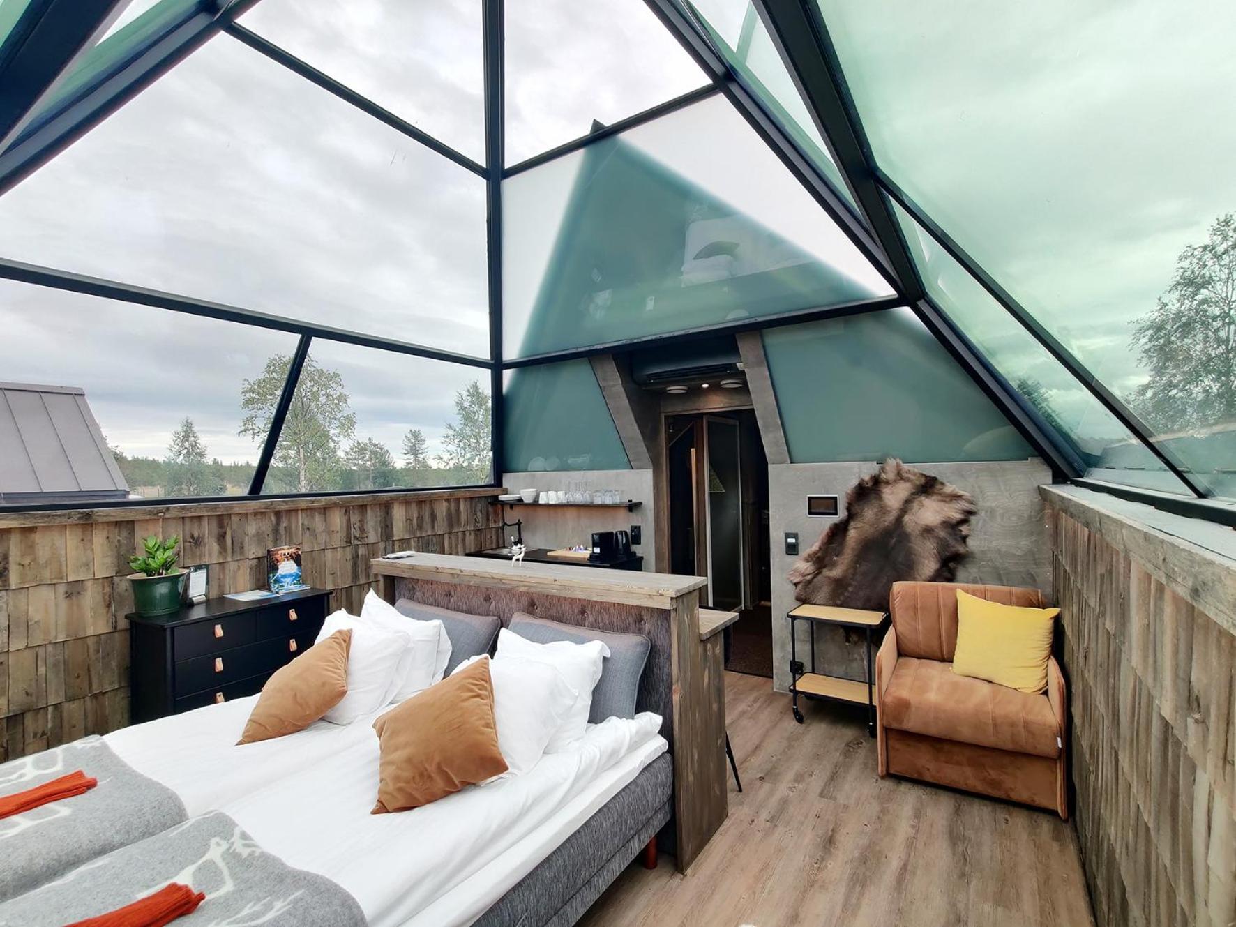 Aurora Pyramid Glass Igloos Köngäs المظهر الخارجي الصورة