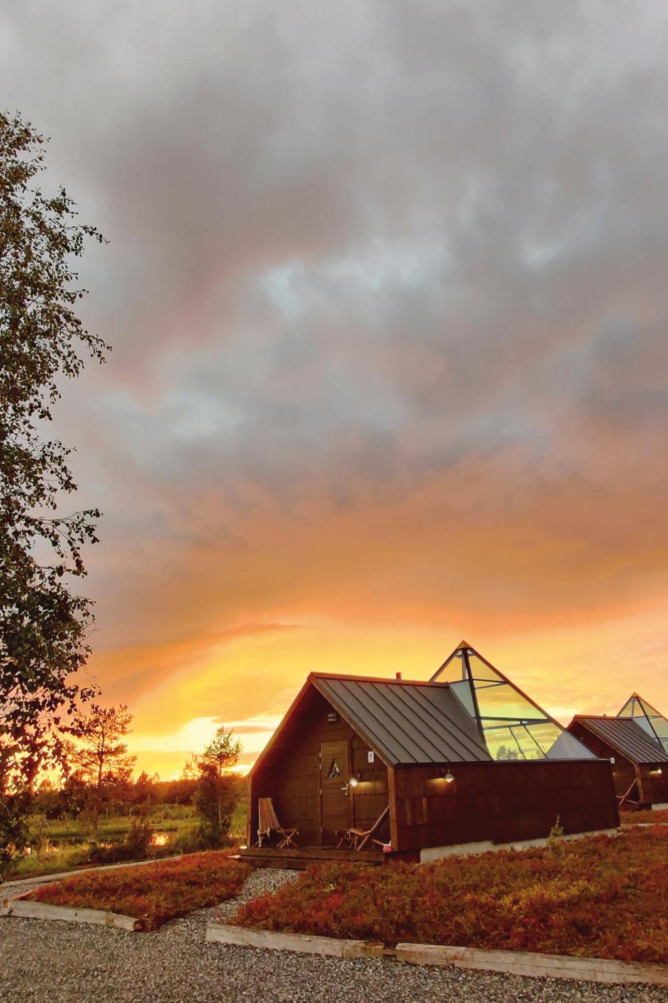 Aurora Pyramid Glass Igloos Köngäs المظهر الخارجي الصورة